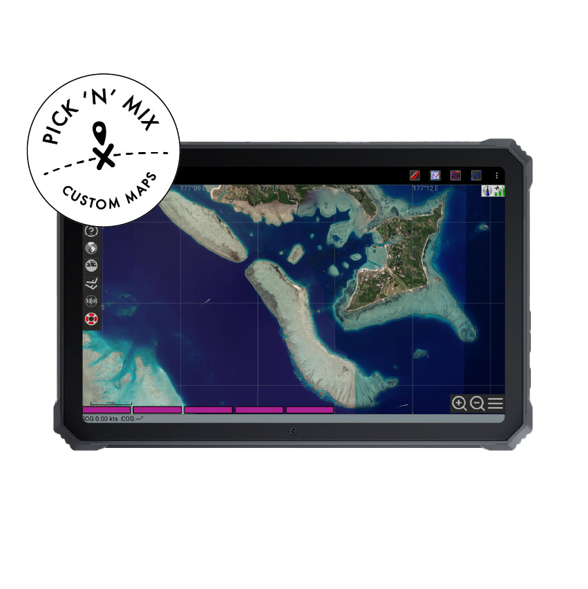 ProjectX 10.4" Rugged Android Tablet – Custom Marine Files - 256GB + SD Storage