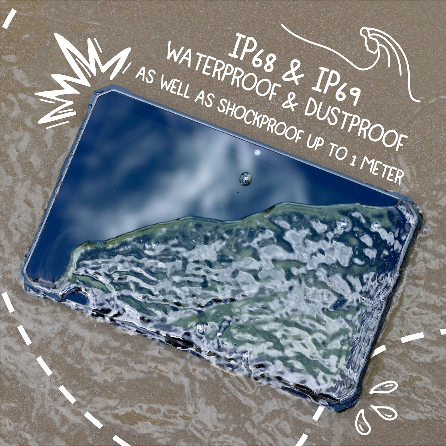 ProjectX 10.4" Rugged Android Tablet – South West Pacific - 256GB + SD Storage